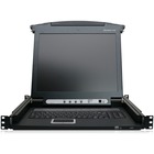IOGEAR GCL1800 Rackmount LCD - 1 Computer(s) - 17" LCD - SXGA - 1280 x 1024 - 2 x PS/2 Port - 3 x USB - Daisy Chain - TouchPad