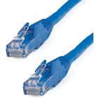 StarTech.com 5ft CAT6 Ethernet Cable - Blue Snagless Gigabit - 100W PoE UTP 650MHz Category 6 Patch Cord UL Certified Wiring/TIA - 5ft Blue CAT6 Ethernet cable delivers Multi Gigabit 1/2.5/5Gbps & 10Gbps up to 160ft - 650MHz - Fluke tested to ANSI/TIA-568-2.D Category 6 - 24 AWG stranded 100% copper UL Rated wire (E132276-A) 100W PoE - 5 foot - ETL - Snagless UTP patch cord