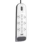 Belkin 12-outlet Surge Protector with 8 ft Power Cord with Cable/Satellite Protection - 12 x AC Power - 1.88 kVA - 3996 J - 125 V AC Input - Cable TV/Satellite, Phone