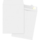 Business Source Tyvek Open-end Envelopes - Catalog - #10 1/2 - 9" Width x 12" Length - Peel & Seal - Tyvek - 100 / Box - White