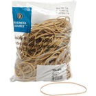 Business Source Quality Rubber Bands - Size: #117B - 7" (177.80 mm) Length x 0.13" (3.18 mm) Width - Sustainable - 200 / Pack - Rubber - Crepe