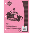 Hilroy 12692 Canada Excercise Book - 32 Sheet - Ruled - Letter 8.5" x 11" - 4 / Pack