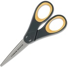 Westcott Titanium Nonstick Scissors - 5" (127 mm) Overall Length - Straight-left/right - Titanium - Yellow - 1 Each