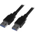StarTech.com 6 ft Black SuperSpeed USB 3.0 Cable A to A - M/M - Type A Male USB - Type A Male USB - 6ft - Black