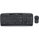 Logitech MK320 Wireless Desktop Combo with Media Shortcuts - USB Wireless RF 2.40 GHz Keyboard - 115 Key - Black - USB Wireless RF Mouse - Optical - Scroll Wheel - Black - Multimedia, Calculator, Media Player, Email Hot Key(s) - AA, AAA - Compatible with Computer for PC - 1 Pack