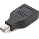 StarTech.com Compact Mini DisplayPort to DisplayPort Adapter, 4K x 2K Video, UHD Mini DP to DP Converter, mDP to DP 1.2 Adapter, M/F - Compact Mini DisplayPort to DisplayPort adapter converter 4Kx2K (3840x2400p 60Hz); mDP 1.2/21.6 Gbps/HBR2/8Ch Audio - Compact 4K/1080p Mini DP to DP adapter w/ PVC mold - Connect laptops w/Mini-DP or workstations with UHD/4K monitor/projector/display