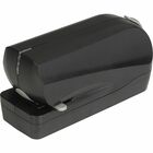 Business Source Electric Flat Clinch Stapler - 20 Sheets Capacity - 210 Staple Capacity - Full Strip - 6 x AA Batteries - Battery Included - Black