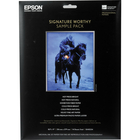 Epson Signature Worthy Sample Pack - Letter - 8 1/2" x 11" - Luster, Velvet, Soft Gloss, Semi-gloss, Smooth, Textured - 14 Sheet - Acid-free