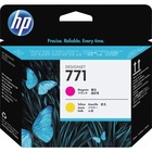 HP 771 Printhead - Magenta, Yellow - Inkjet