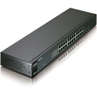 ZYXEL GS1100-24 Ethernet Switch - 24 Ports - 2 Layer Supported - Modular - Optical Fiber, Twisted Pair - Rack-mountable - 2 Year Limited Warranty