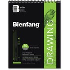 Bienfang Giant Drawing Pad - 50 Sheets - Plain - Book Bound - 55 lb Basis Weight - 9" x 12" - White Paper - Mediumweight, Acid-free - 1 Each