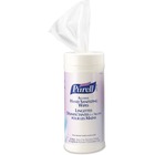 PURELLÂ® Alcohol Formulation Hand Sanitizing Wipe - White - Durable, Textured, Fragrance-free, Dye-free, Non-sticky - For Healthcare - 80 - 1 Each