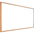 Ghent Verona Markerboard - 1.5" x 2' - Oak Frame
