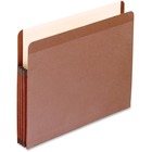 Pendaflex Premium Reinforced File Pocket - Letter - 8 1/2" x 11" Sheet Size - 3 1/2" Expansion - Red Fiber - Redrope - Recycled - 1 Each