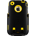 OtterBox Defender Carrying Case (Holster) Apple iPhone Smartphone - Yellow - Drop Resistant, Bump Resistant, Dust Resistant - Silicone, Polycarbonate Body - Belt Clip