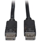 Tripp Lite DisplayPort Cable - 3 ft A/V Cable for Audio/Video Device, Computer, Projector, Notebook, Monitor - First End: 1 x DisplayPort Digital Audio/Video - Male - Second End: 1 x DisplayPort Digital Audio/Video - Male - 10.8 Gbit/s - Supports up to 3840 x 2160 - Shielding - Black - 1 Each