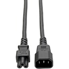 Tripp Lite 6ft Laptop Power Cord Adapter Cable C14 to C5 2.5A 18AWG 6' - For Computer, Notebook, PDU - 120 V AC / 2.50 A, 230 V AC - Black - 6 ft Cord Length