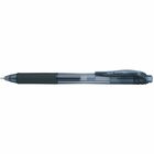 Pentel EnerGel-X Retractable Gel Pens - Fine Pen Point - 0.5 mm Pen Point Size - Needle Pen Point Style - Refillable - Retractable - Black Gel-based Ink - Black Barrel - 12 / Dozen
