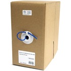 StarTech.com 1000 ft Bulk Roll of Blue CMR Cat5e Solid UTP Cable - Make reliable Ethernet connections in applications requiring CMR-rated cable - cat5e bulk cable - cat 5e bulk cable - lan wire - rj45 wire - cat5e pull box