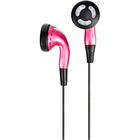 iHome iB1 Earphone - Stereo - Pink - Wired - 20 Hz 20 kHz - Earbud - Binaural - Open - 4 ft Cable