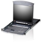 ATEN KL1516AM Dual Rail Rackmount LCD - 16 Computer(s) - 17" LCD - 1280 x 1024