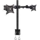 SIIG CE-MT0Q11-S1 Desk Mount for Flat Panel Display - Black - 2 Display(s) Supported - 13" to 27" Screen Support - 9.98 kg Load Capacity