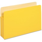 Pendaflex 3-1/2" Expansion Colored File Pockets - Legal - 8 1/2" x 14" Sheet Size - 875 Sheet Capacity - 3 1/2" Expansion - Top Tab Location - Tyvek, Card Stock - Yellow - 99.8 g - Recycled - 1 Each