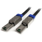 StarTech.com 1m External Mini SAS Cable - Serial Attached SCSI SFF-8088 to SFF-8088 - A High Performance External SAS Cable Designed for Connecting SAS Controllers and Hard Drives - 1m sff 8088 cable - 1m sff 8088 to sff 8088 cable - 1m external sas cable - 1m external serial attached scsi cable - 1m sas cable
