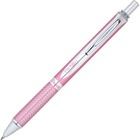 Pentel EnerGel Alloy Retractable Gel Pens - Medium Pen Point - 0.7 mm Pen Point Size - Refillable - Retractable - Black Gel-based Ink - Metallic Pink Aluminum Barrel - Metal, Stainless Steel Tip - 1 Each