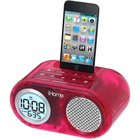 iHome Desktop Clock Radio - Mono - Apple Dock Interface - Proprietary Interface - 2 x Alarm - iPod Dock, Charging Dock