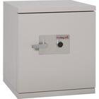 FireKing DS1817-1 Security Safe - 79.29 L - Water Resistant, Theft Resistant, Fire Proof, Dust/Dirt-free, Impact Resistant - Internal Size 17.8" x 16.6" x 17" - Overall Size 28.6" x 25.5" x 26.6" - Platinum