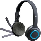 Logitech H600 Headset - Stereo - Wireless - 32.8 ft - Over-the-head - Binaural - Ear-cup - Noise Cancelling Microphone - Noise Canceling - Blue, Black