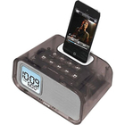 iHome Desktop Clock Radio - Mono - Apple Dock Interface - Proprietary Interface - 2 x Alarm - iPod Dock