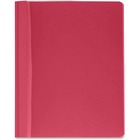 Business Source Letter Report Cover - 8 1/2" x 11" - 100 Sheet Capacity - 3 x Prong Fastener(s) - Red - 25 / Box