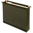 Pendaflex SureHook Hanging Pockets - 3 1/2" Folder Capacity - Letter - 8 1/2" x 11" Sheet Size - 3 1/2" Expansion - 11 pt. Folder Thickness - Poly - Standard Green - Recycled - 4 / Pack