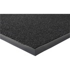 Genuine Joe Ultraguard Berber Heavy Traffic Mat - Hard Floor - 72" (1828.80 mm) Length x 48" (1219.20 mm) Width - Rubber - Charcoal Black