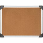 Lorell Mounting Aluminum Frame Corkboards - 48" (1219.20 mm) Height x 72" (1828.80 mm) Width - Cork Surface - Resist Warping, Durable, Laminated, Resilient - Aluminum Frame - 1 Each