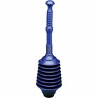 Impact Products Deluxe Professional Plunger - 2.75" (69.85 mm) Cup Diameter - Polyethylene - Dark Blue - Toilet - Splash Proof