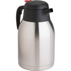 Genuine Joe Double Wall Stainless Vacuum Insulated Carafe - 2 L - Vacuum - Stainless Steel