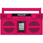 iHome iP4 Speaker System - Pink - SRS TruBass