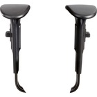 Safco Task Chair Adjustable T-Pad Arm Kit - Black - 2 / Pair