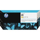 HP 81 (C4953A) Original Printhead - Single Pack - Inkjet - 1000 Pages - Yellow