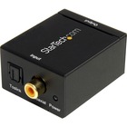 StarTech.com SPDIF Digital Coaxial or Toslink Optical to Stereo RCA Audio Converter - Convert a Digital Coax or Toslink Optical Signal to Stereo RCA Audio - digital coax to toslink converter - digital coax to optical - spdif coax to toslink -spdif coax to
