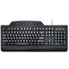 Kensington Pro-fit Wired Media Keyboard - Cable Connectivity - USB Interface - English, French - PC - Black