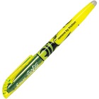 FriXion Light Erasable Highlighter - Chisel Marker Point Style - Yellow - Yellow Barrel - 1 Each