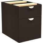 Heartwood Innovations Hanging Box/File Pedestal - 2-Drawer - 15.8" x 21.8" x 20.5" - 2 x Box, File Drawer(s) - Material: Particleboard - Finish: Evening Zen, Laminate - INV-HPF