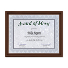First Base Recognition Certificate Frame - 11" x 13.50" Frame Size - Holds 8.50" x 11" Insert - Desktop - Vertical, Horizontal - 1 / Each - Milano Cherry
