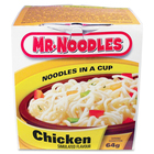 Mr. Noodles Noodles in a Cup-Chicken - Chicken - Cup - 12 / Carton