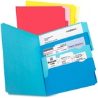 Pendaflex Divide It Up Multi-Section File Folder - Letter - 8 1/2" x 11" Sheet Size - Assorted - Recycled - 24 / Pack