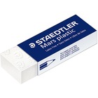 Staedtler Mars Eraser - White - Plastic - 2.50" (63.50 mm) Width x 0.50" (12.70 mm) Height x 0.87" (22.10 mm) Depth x - 1 Each - Latex-free, Non-smudge, Smear Resistant, Tear Resistant